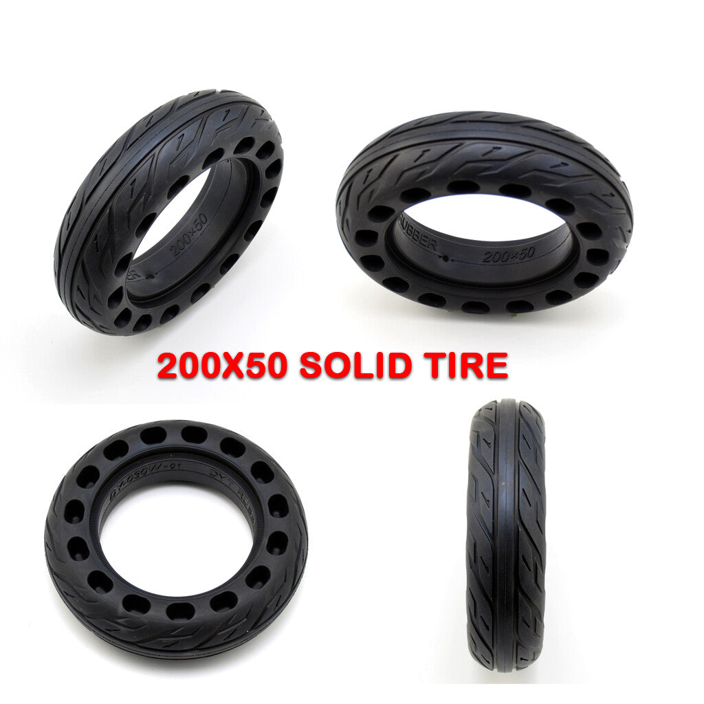 200x50 Explosion-proof Electric Bike Scooter Tubeless Motorcycle Solid Tires