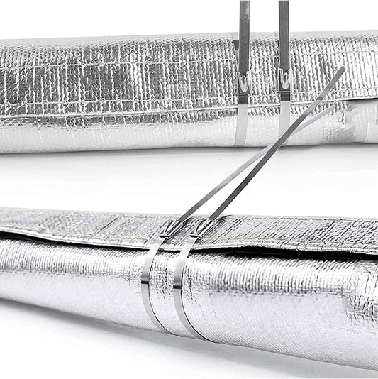1-inch ID x 10-foot thermal shield/insulation sleeve for heat-protected flexible hoses