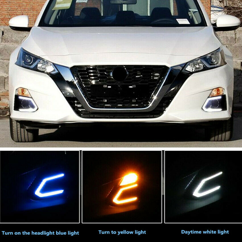 LED DRL Daytime Running Light/Front Fog Lights Fit For 2019-2022 for Nissan Altima