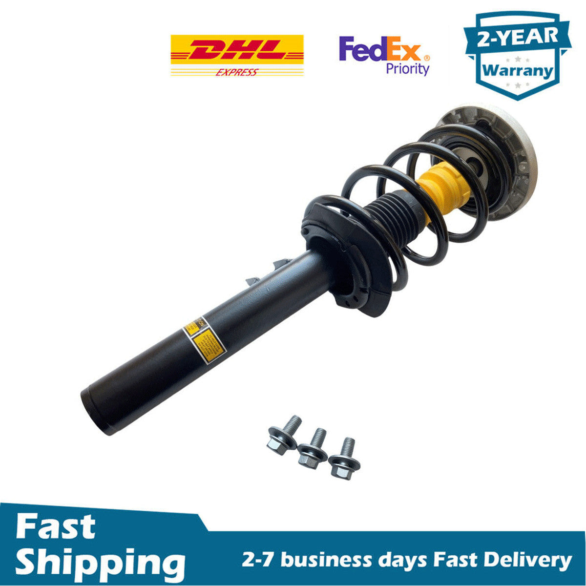 Front Right Shock Spring Strut w/o EDC for BMW X3 F25 2011-2017 X4 F26 2015-2018
