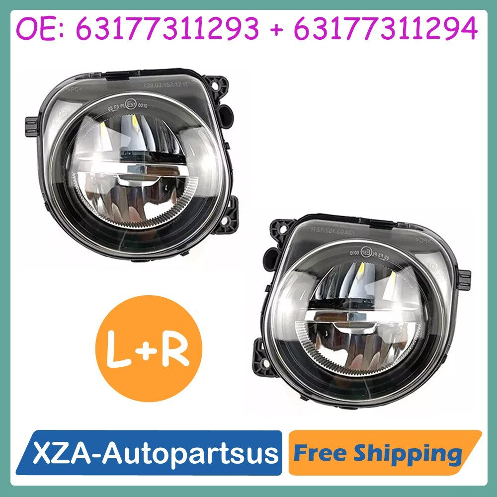 2-pack of LED front fog lights suitable for BMW 5 Series F07 F10 F18 F11 LCI 2014-2016