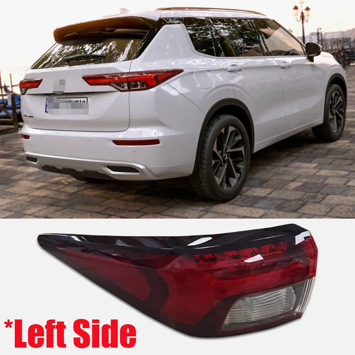 Left Rear Brake Stop Lamp Tail Light for Mitsubishi Outlander PHEV 2022-2024