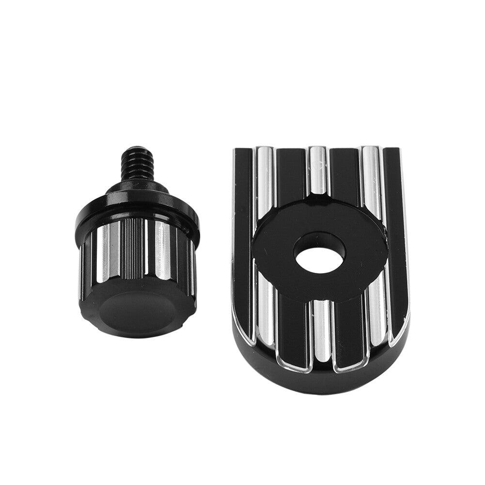 Rear Mudguard for Seat Bolt Screw with Knob Cover Tab for Harley Touring 1996-2024
