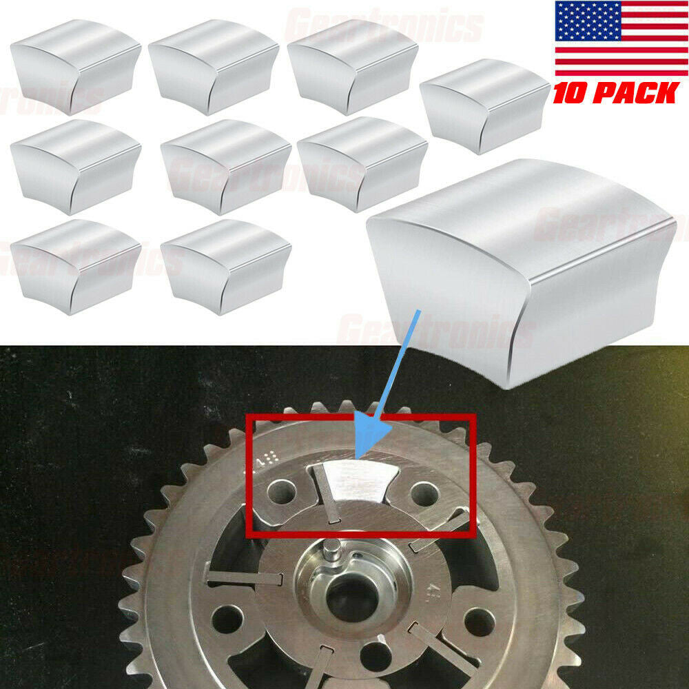10pc 3 Valve Cam Phaser Lock Out Kit, Noise Repair for Ford 5.4L F150 Expedition