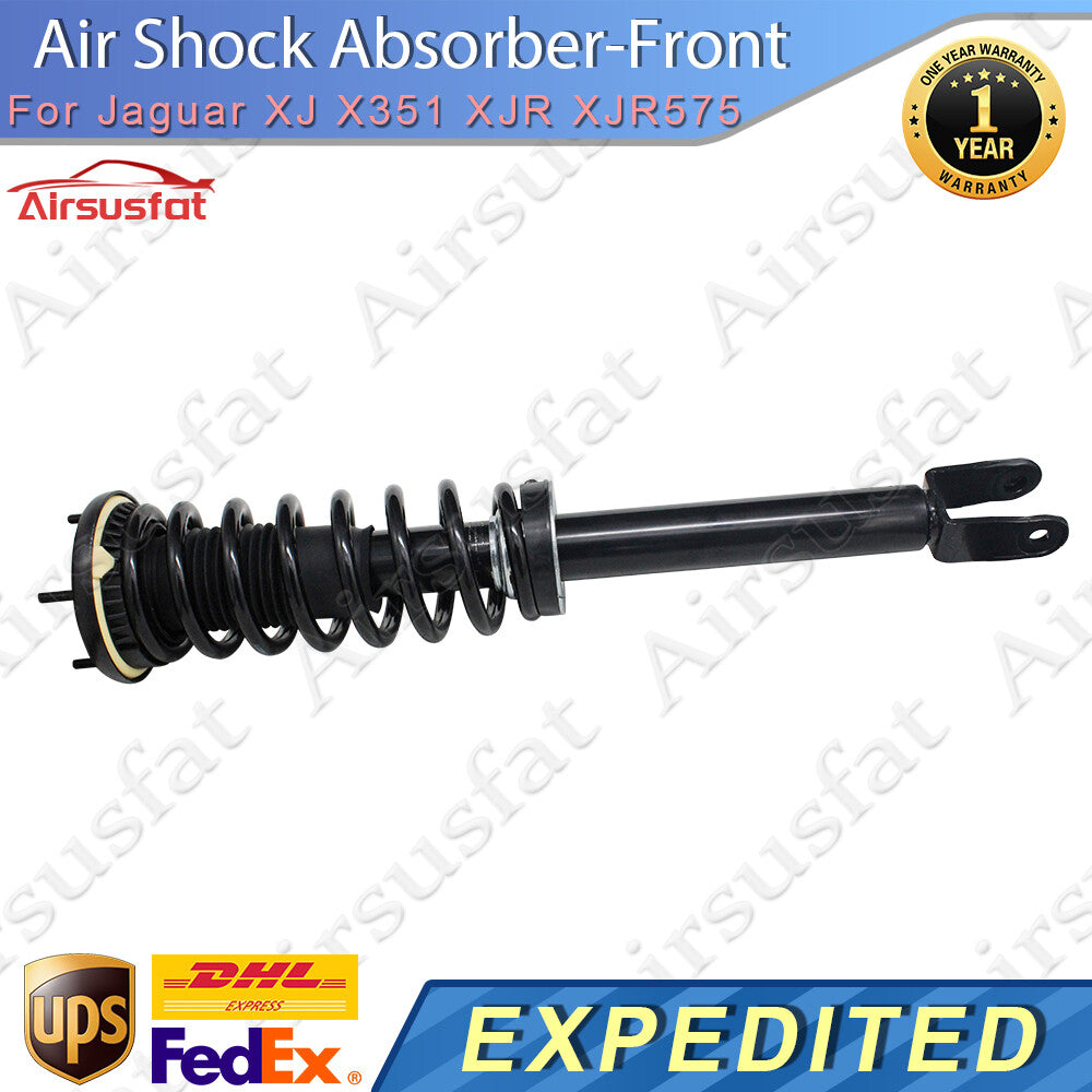 for Jaguar XJ X351 XJR XJR575 Front L/R Shock Strut Assembly w/Spring Electric