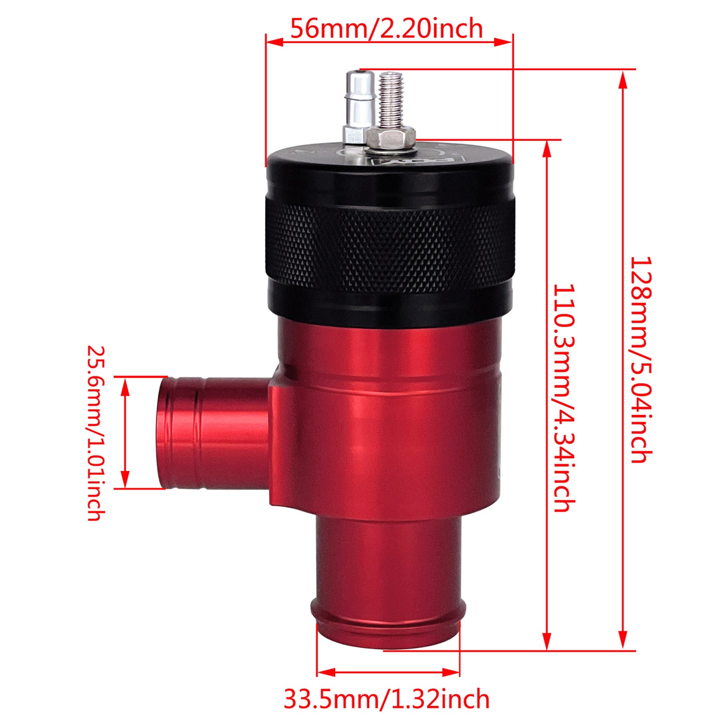 BOV Adjustable Blow Off Valve Recirculation Kit for Subaru WRX 2.0L Turbo 15-19