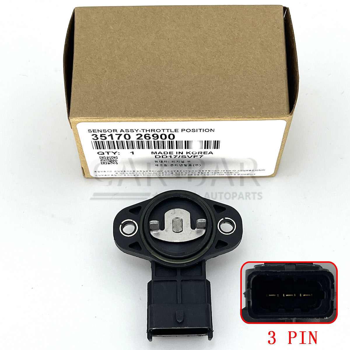 Throttle Position Sensor 3517026900 for Hyundai Getz Accent for KIA Rio 1.6L 2006-11