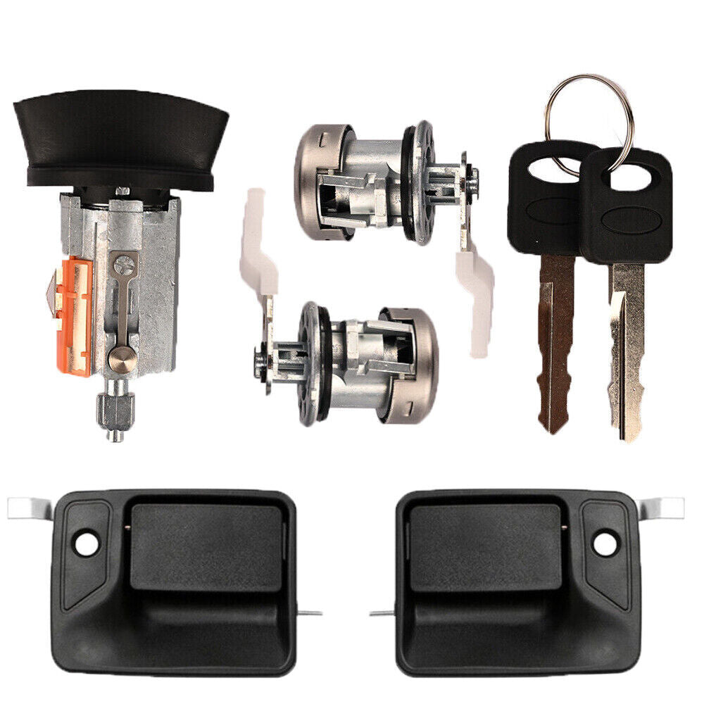 for FORD F250 F350 Super Duty Excursion IGNITION DOOR LOCK CYLINDER DOOR HANDLES