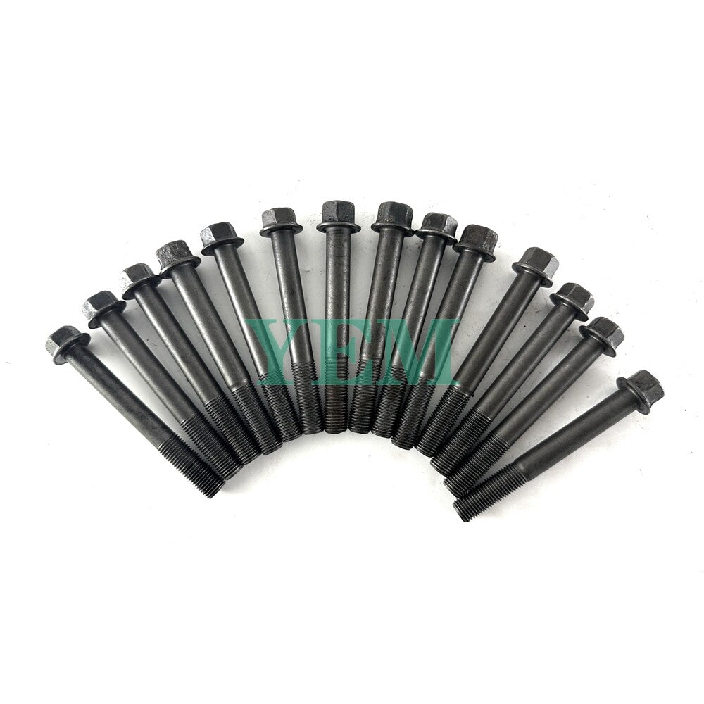 1 Set Engine Head Bolt 14pcs For Yanmar 3TN66 Engine 3TN66 Cylinder Head Bolt