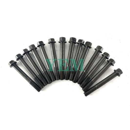 1 Set Engine Head Bolt 14pcs For Yanmar 3TN66 Engine 3TN66 Cylinder Head Bolt