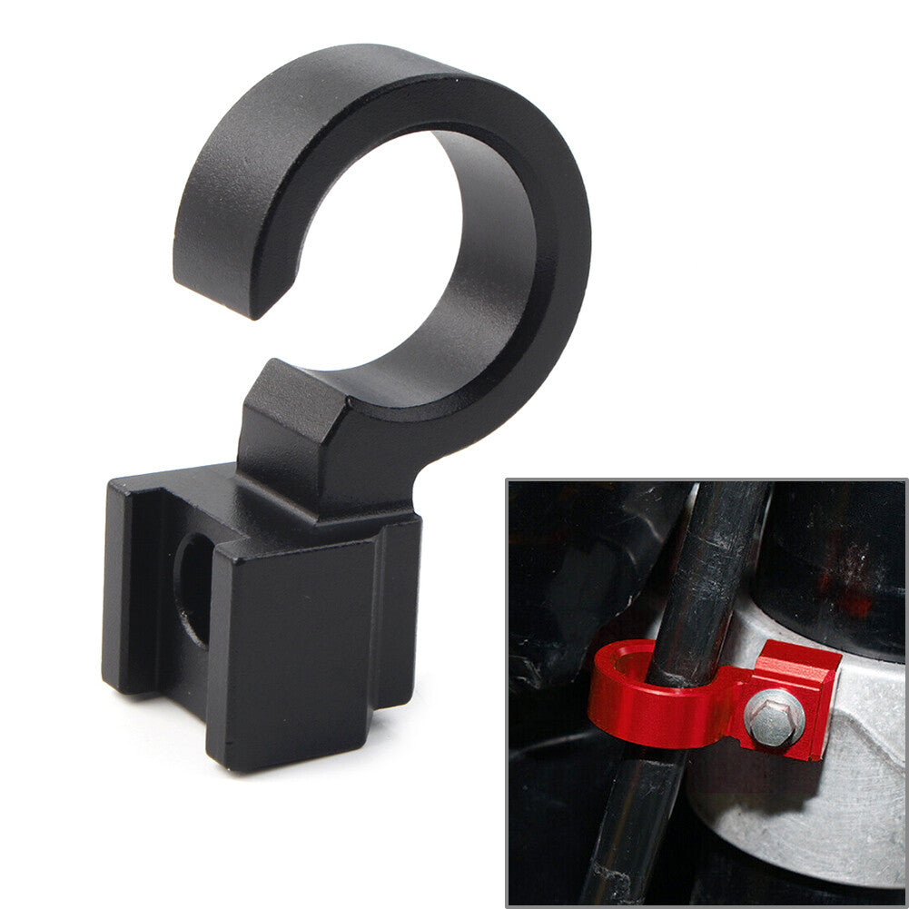 CNC Billet Front Brake Hose Line Clamp Guide for Suzuki DRZ400SM 2005-2022 Black