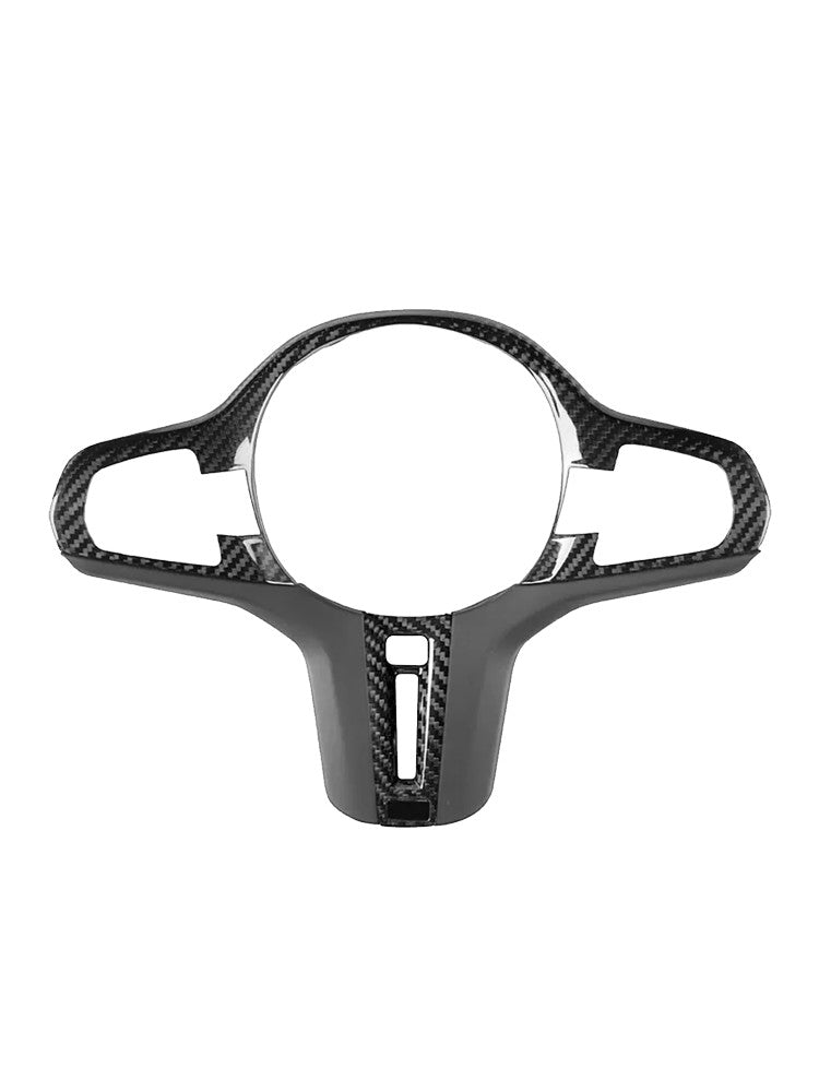 Carbon Fiber Heated Steering Wheel Trim fit for BMW M5 F90 F97 X3M F98 X4M 18-20 AT
