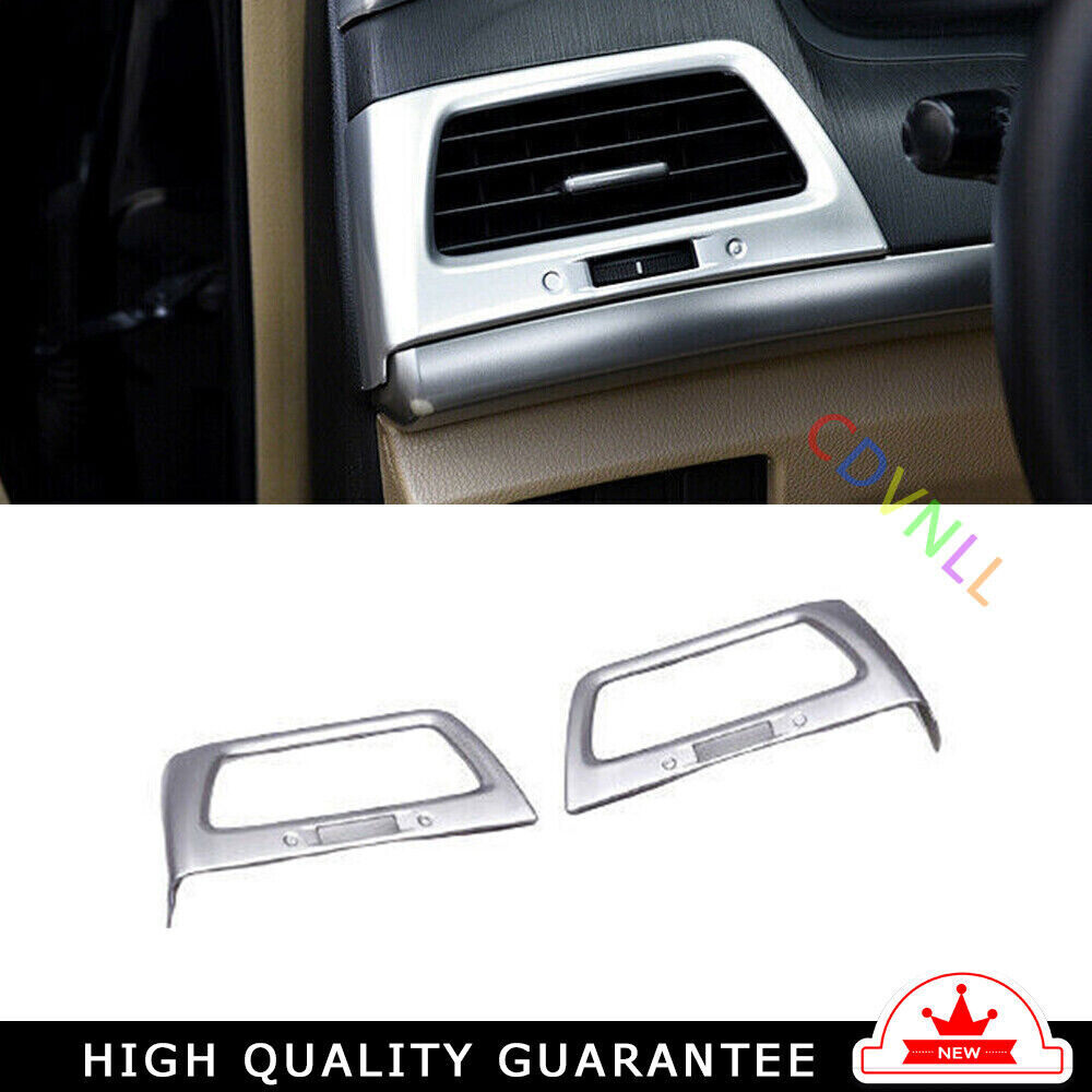 LR AC Air Outlet Vent Cover Trim 2X for Honda Accord Crosstour 2008-2013 Silver