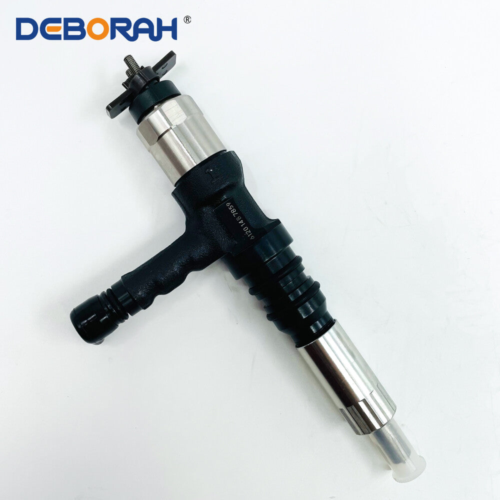 4pcs 6D140 Fuel Injector 095000-6120 6261-11-3200 For Komatsu PC450-7 PC650-8
