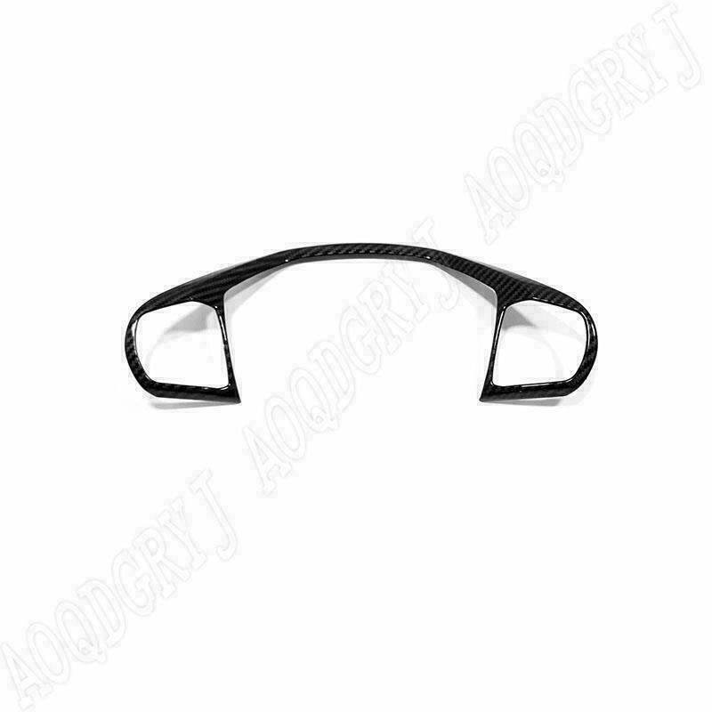 for Ford Explorer 2020-2022 ABS Carbon Fiber Steering Wheel Button Cover Trim