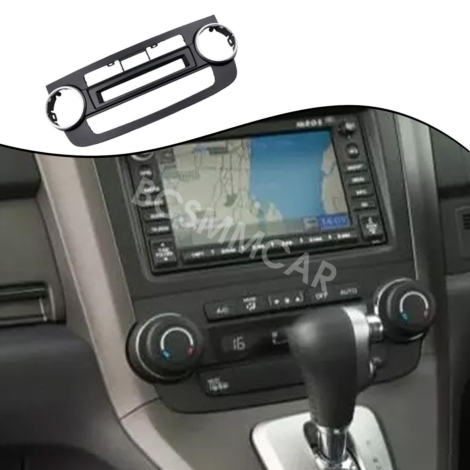 Fit For 2007-2011 for Honda for CR-V Air Conditioning Panel Dash Navigation Trim Panel