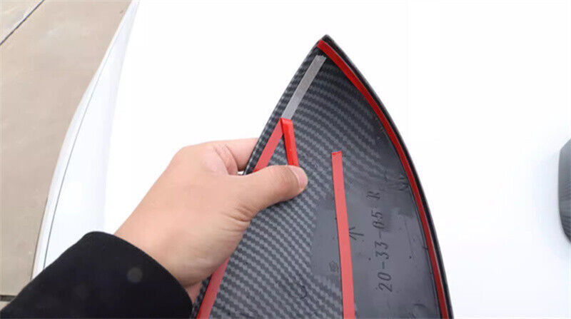 Carbon Fiber Style ABS Rearview Mirror Cover for BYD ATTO 3 Yuan Plus 2022-2023
