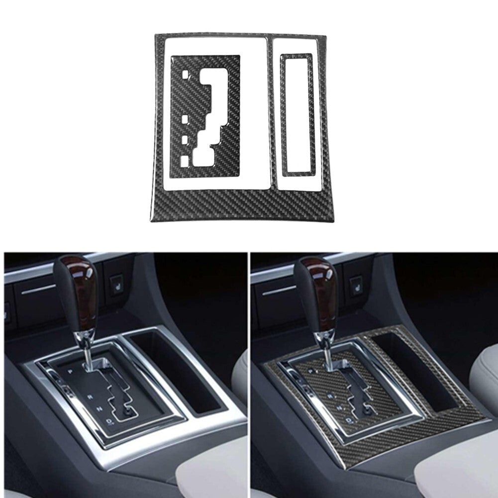 3Pcs Carbon Fiber Gear Shift Panel Cover Trim TypeA Sticker for Chrysler 300 A