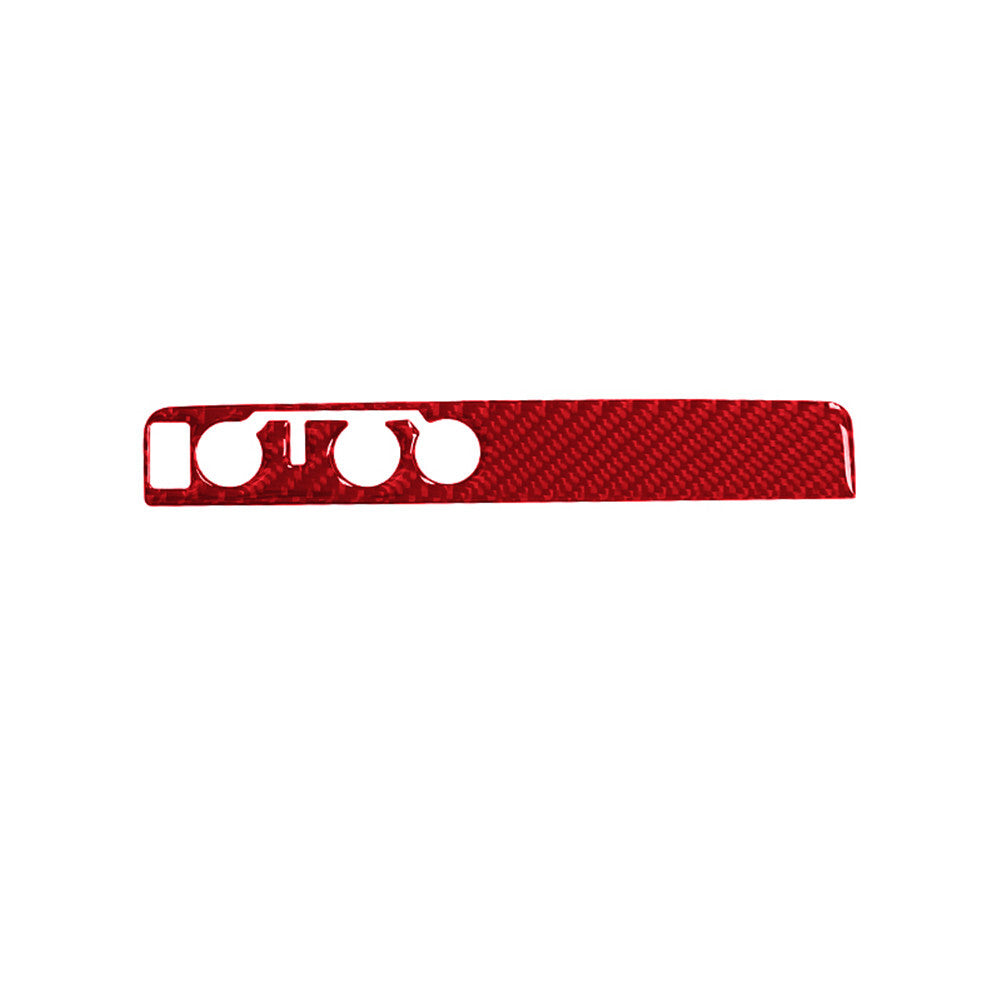 Red Carbon Fiber Above Radio Accent 4WD Cover For Colorado 2004-12/ for Canyon 05-12