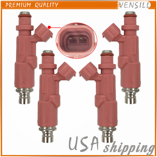 4X Fuel Injectors 23250-75080 for Toyota Tacoma 4Runner 2.7L-L4 1999-2004 3RZFE