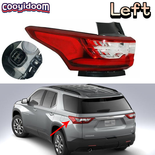 Left Outside Tail Light Lamp Rear Brake Lamp for Chevrolet Traverse 2018-2020