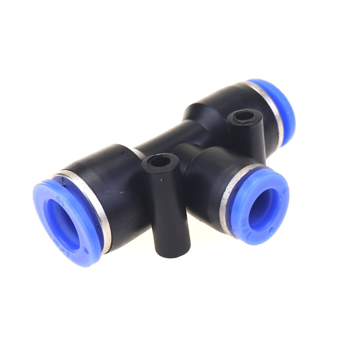 6X Pneumatic Reduced Tee Union Push In Fitting Tube OD 3/8 To OD 5/16 One Touch