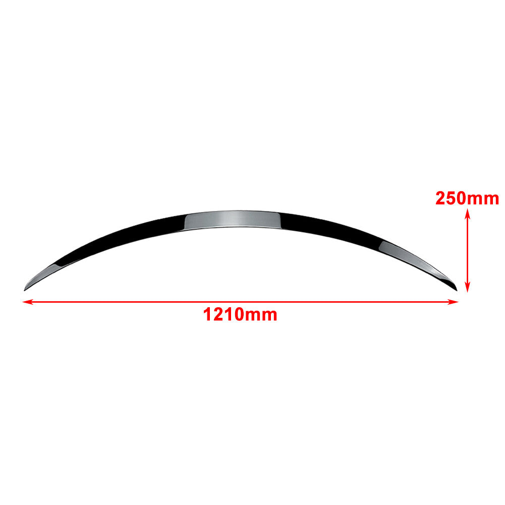 Rear Trunk Spoiler Wing ABS for Tesla for Model Y 2020-23 Matte Carbon Fiber Black