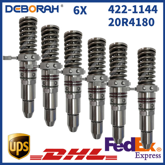 6X 422-1144 Fuel Injector 20R4180 for Caterpillar CAT 3606 3608 3612 3616 Engine