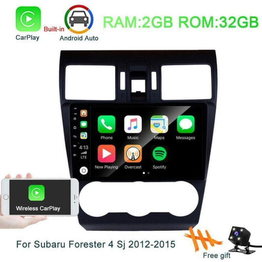 9 Android Car Navi Stereo Radio Carplay 2+32GB for Subaru Forester 2012-15