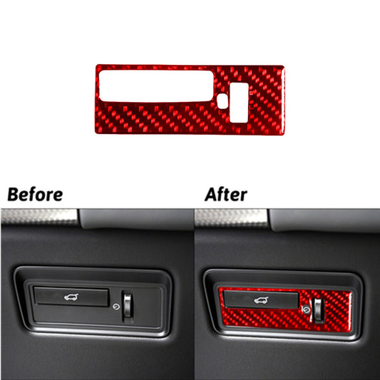 1X Red Carbon Fibre Dimming Light Control Trim For Land for Range Rover Sport 2014-17