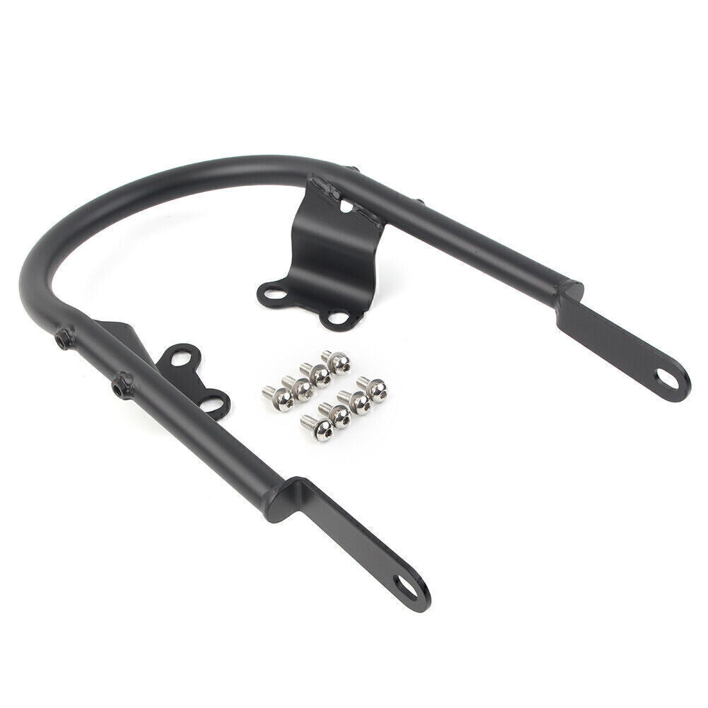 Rear Passenger Grab Rail  Rack Mount For T120 2016-2021 T100 2017-2021 18 Black