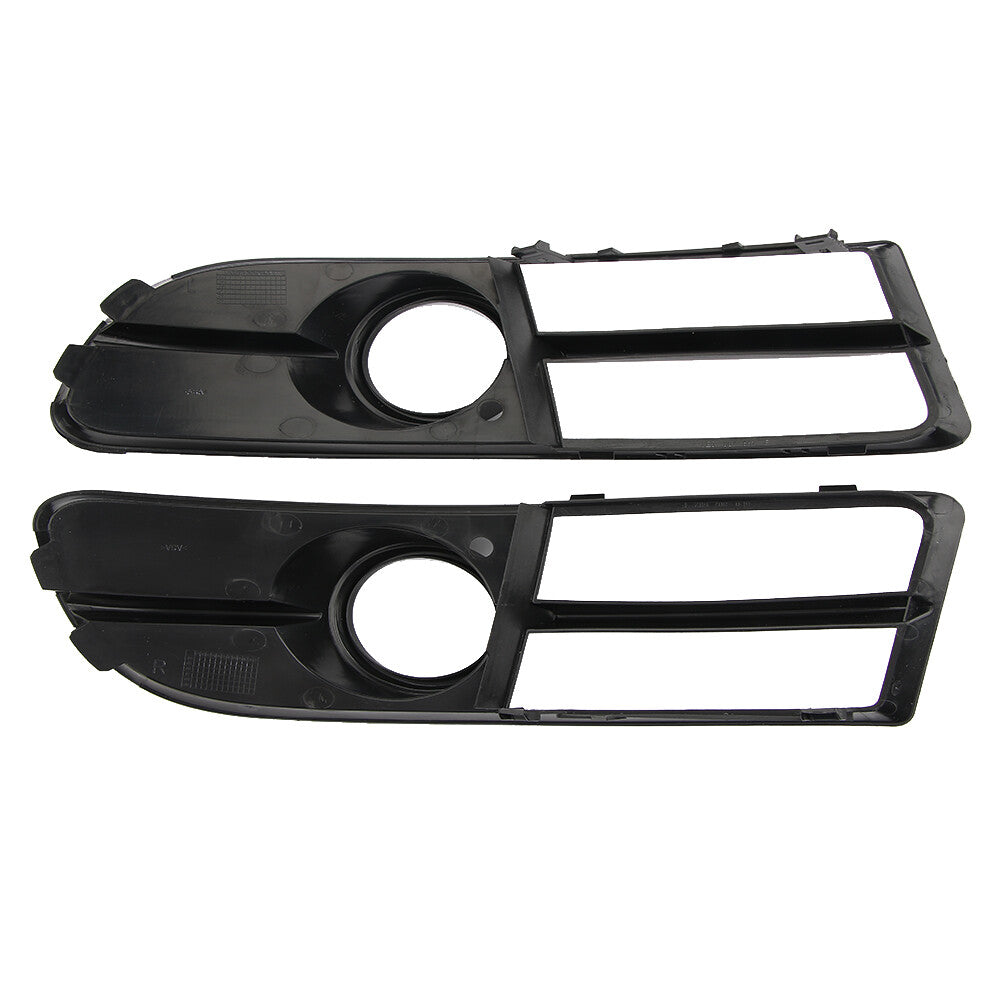2-Piece Front Bumper Fog Light Grille Covers for 2005-2007 for Audi A4 B7 Hat Decorations