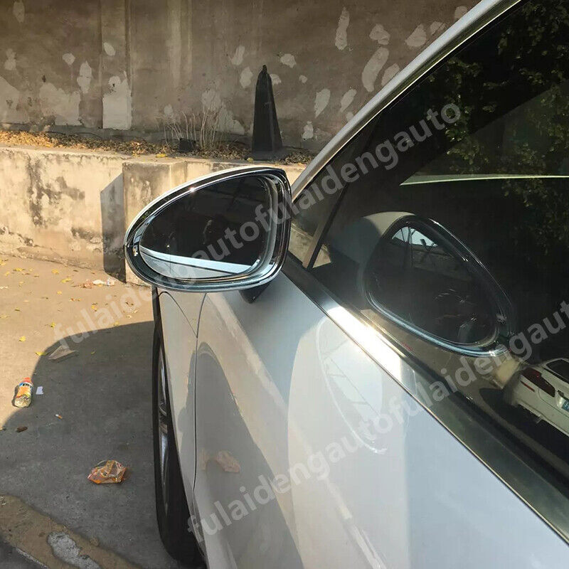 for Porsche Macan 2014-2018 Chrome ABS Rearview Mirror Rain Eyebrow Frame Trim