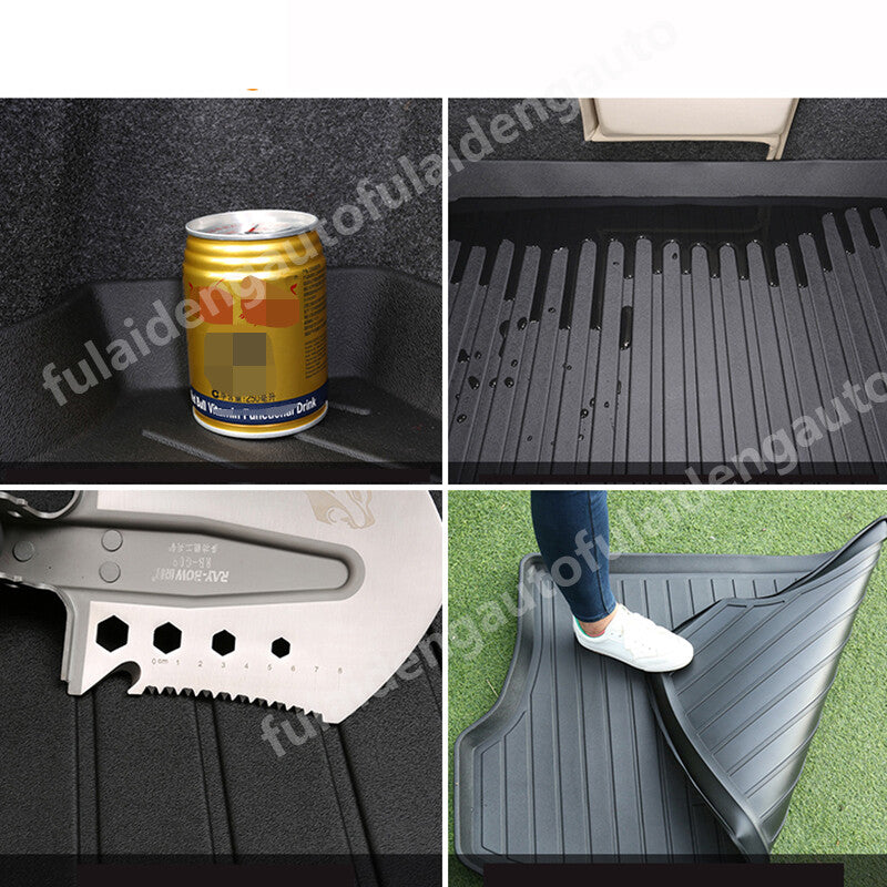 for Toyota Highlander 2020-2023 All Weather Cargo Liner Trunk Floor Mat Black