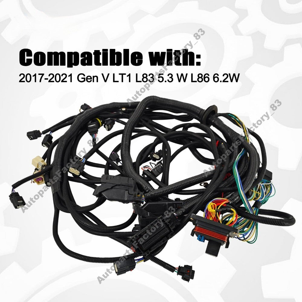 6L80E independent wiring harness suitable for V generation Lt1 L83 L86 engines.