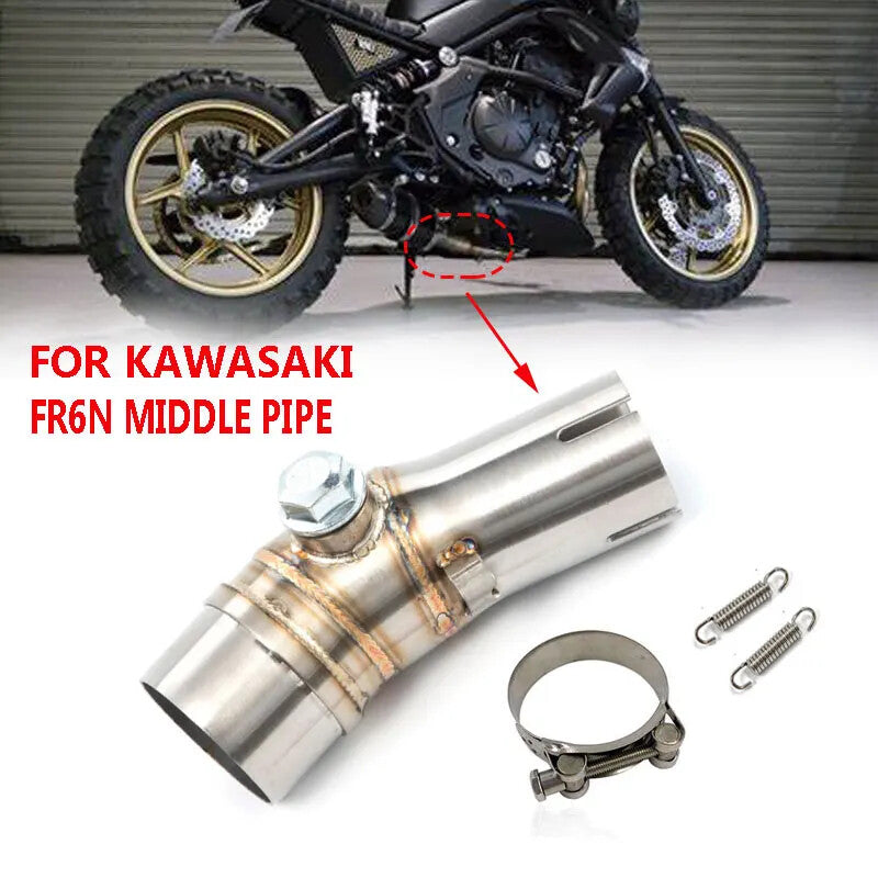 for Kawasaki ER6N 650F 650R Motorcycle Exhaust Pipe Slip On 51mm Mufflers