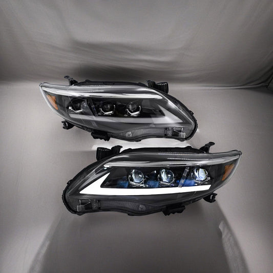 LED Headlights For 2011-2013 for Toyota for Corolla Front Lamp Assembly w/ LED LH+RH