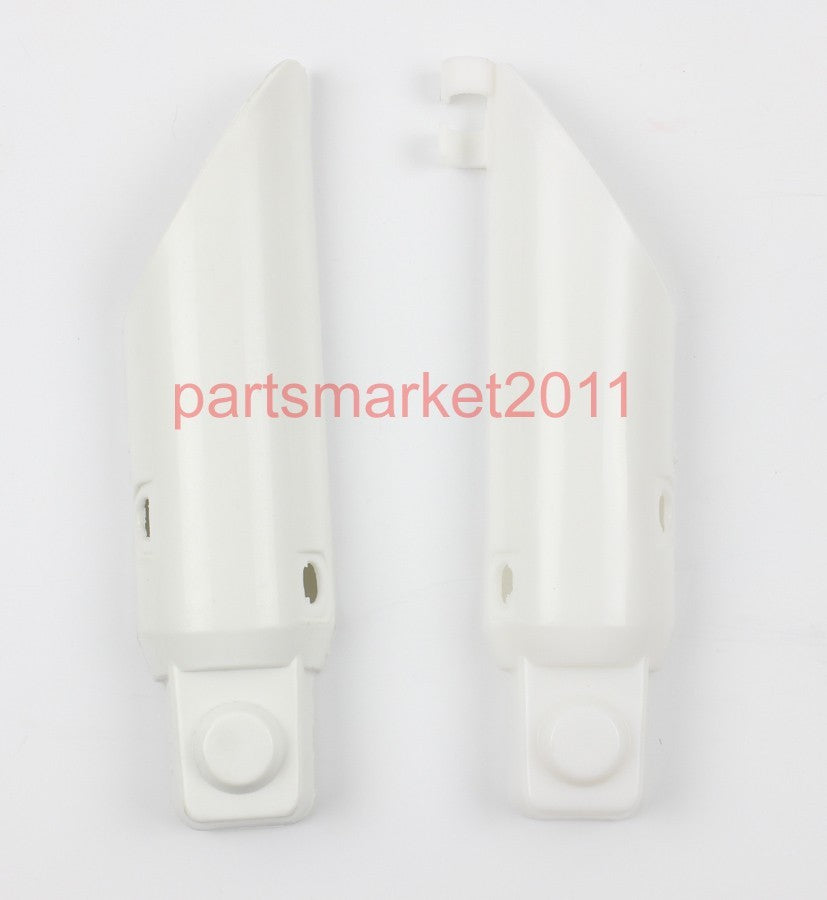 White Front Forks Guards Plastics Covers for Honda CRF50 XR50 Pit Dirt Bikes