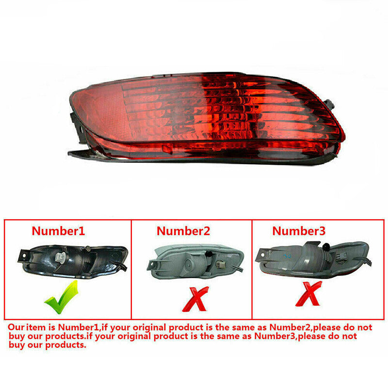 Pair Rear Bumper Tail Light Signal Lamp for Lexus RX300/330/350 2003-2008