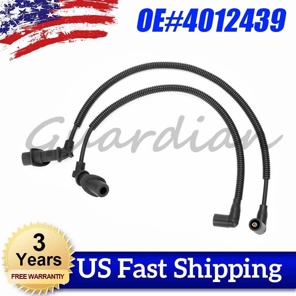 1 Pair 4012439 Ignition Coil Spark Plug Wire For Sportsman 700 EFI 800 Ranger