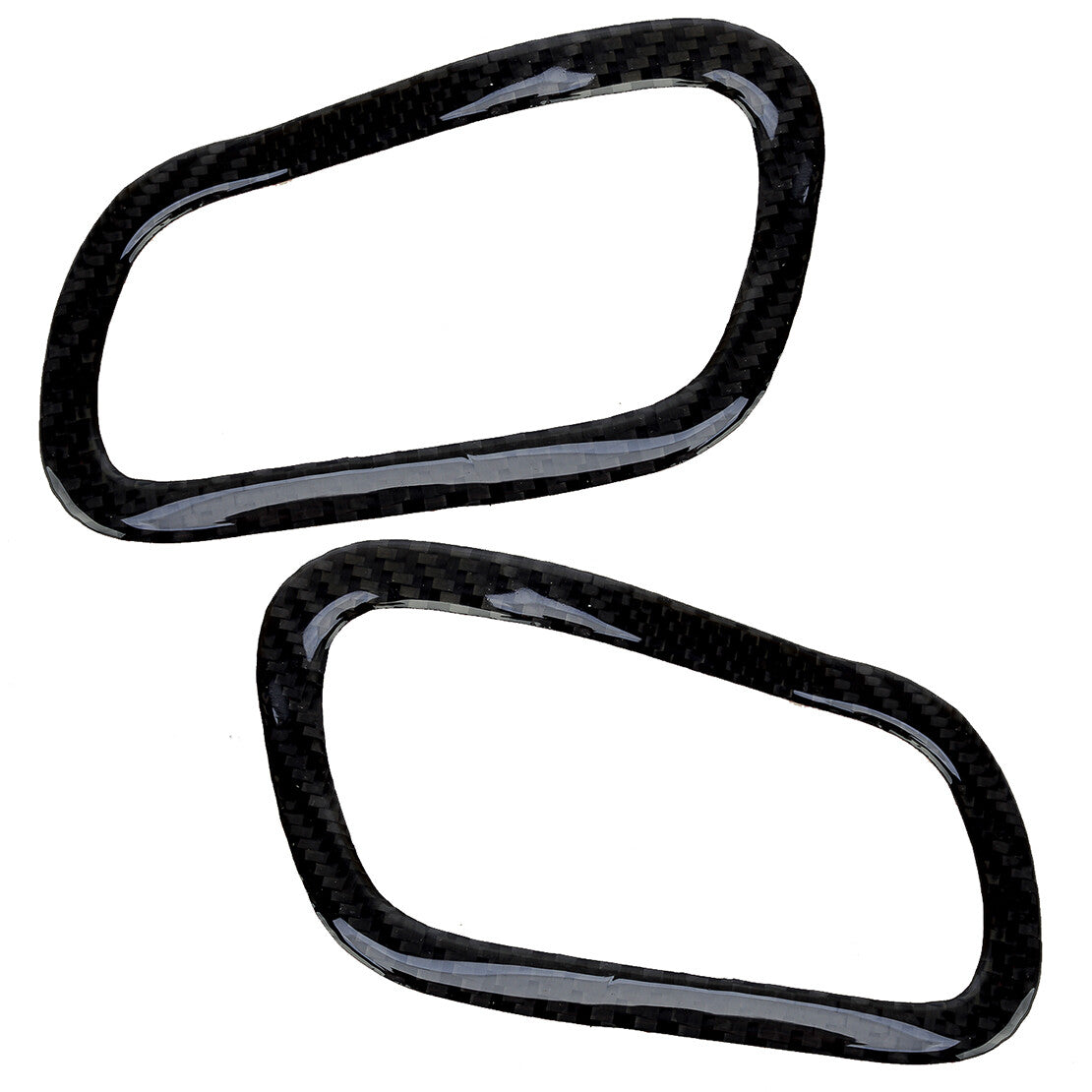 1pair Carbon Fiber Inner Interior Door Handle Cover Trim Fit for Infiniti G37