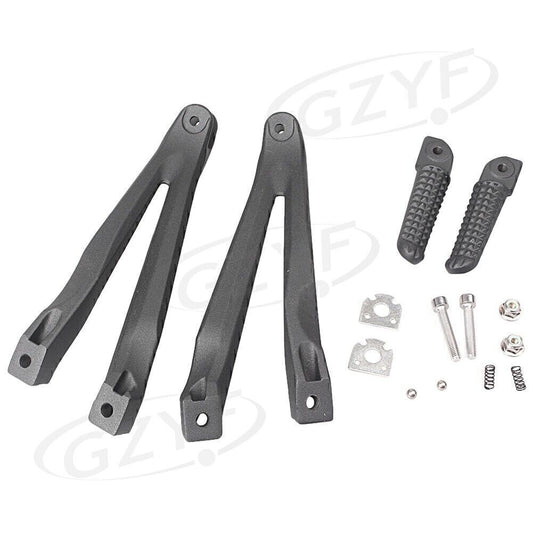 for Yamaha YZF R1 2004-2008 Rear Footrest Assembly Kit W/Foot Pegs Replacement
