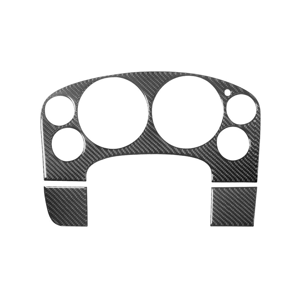 3pcs Carbon Fiber Speedometer Cover Trim For Silverado/Tahoe/ for Sierra 2007-2014