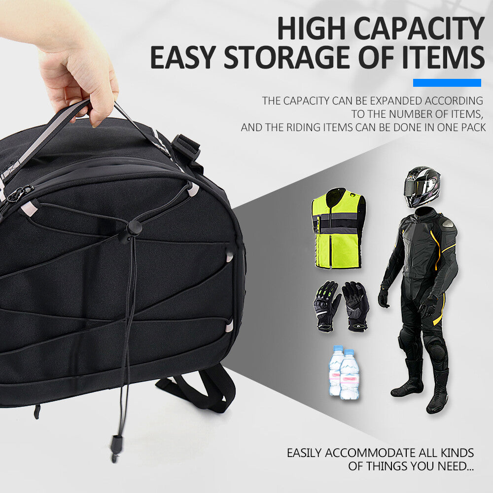 Universal Dirt Bike Duffel Bag Saddlebag Tailbag Tail Bags for Kawasaki Z900