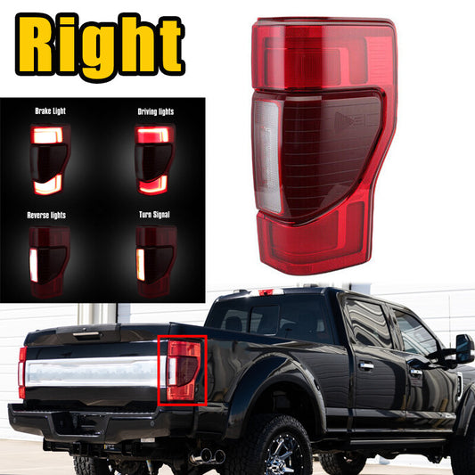 Right LED Rear Tail Light W/Blind Spot for Ford F250 F350 Super Duty 2020-2022