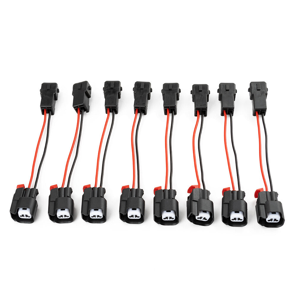 8-Piece Pack of new Fuel Injector Connector Adapters for EV1 to EV6/EV14 USCAR LS1 LS2 LS3 LT1