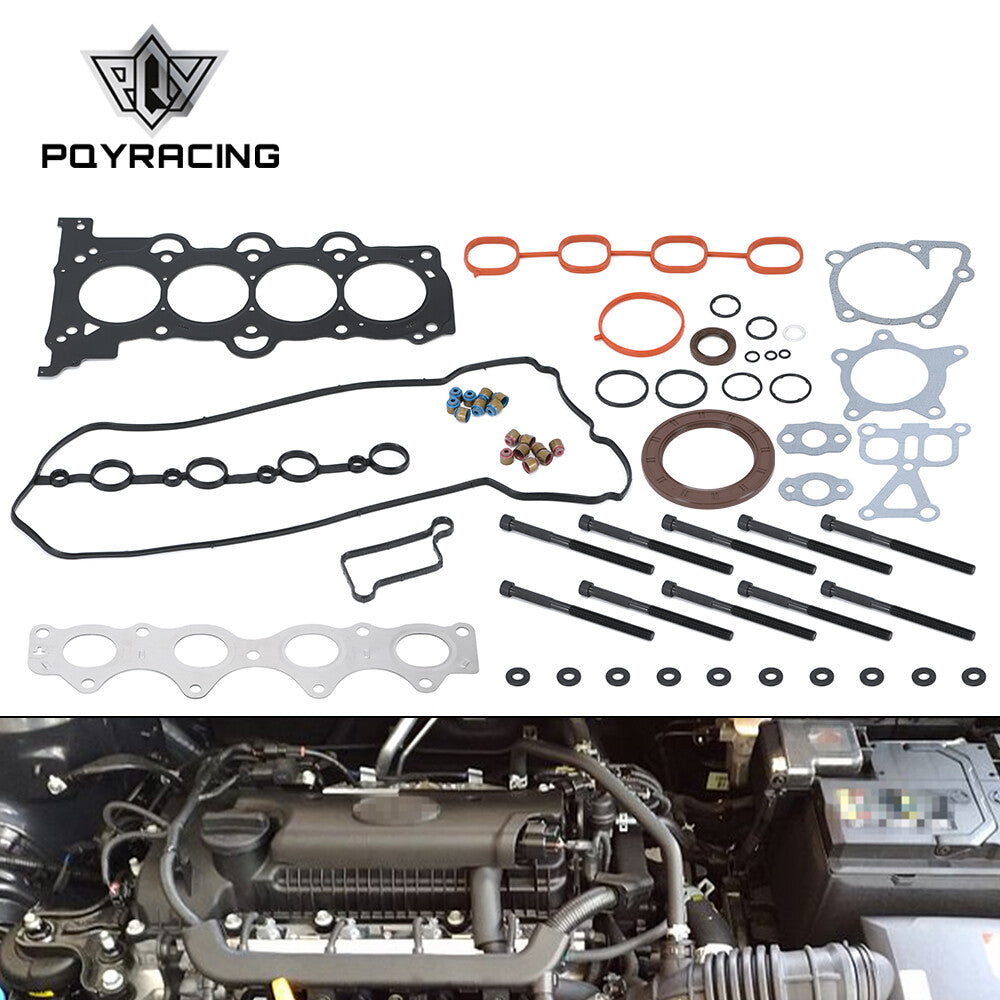Head Gasket Set w/Bolt Valve 22212-2B000 for Hyundai Accent for Kia 1.6L 12-19