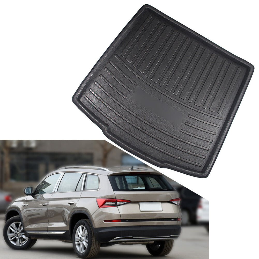 Rear Trunk Cargo Liner Tray Mat Floor Carpet Pad for SKODA Kodiaq 5 for Seat 17-19