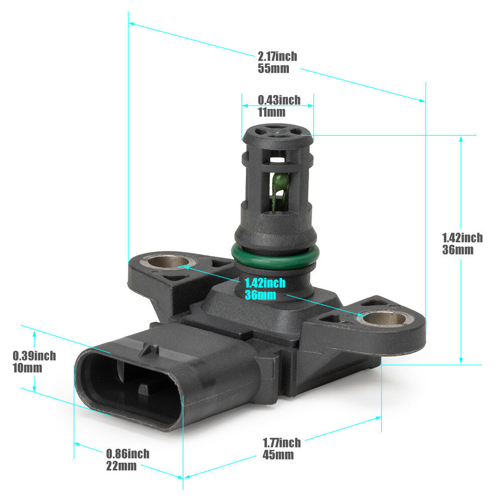 Air Intake Flow MAP Pressure Sensor 7599042 for BMW 135I 228I 320I 328I 335I