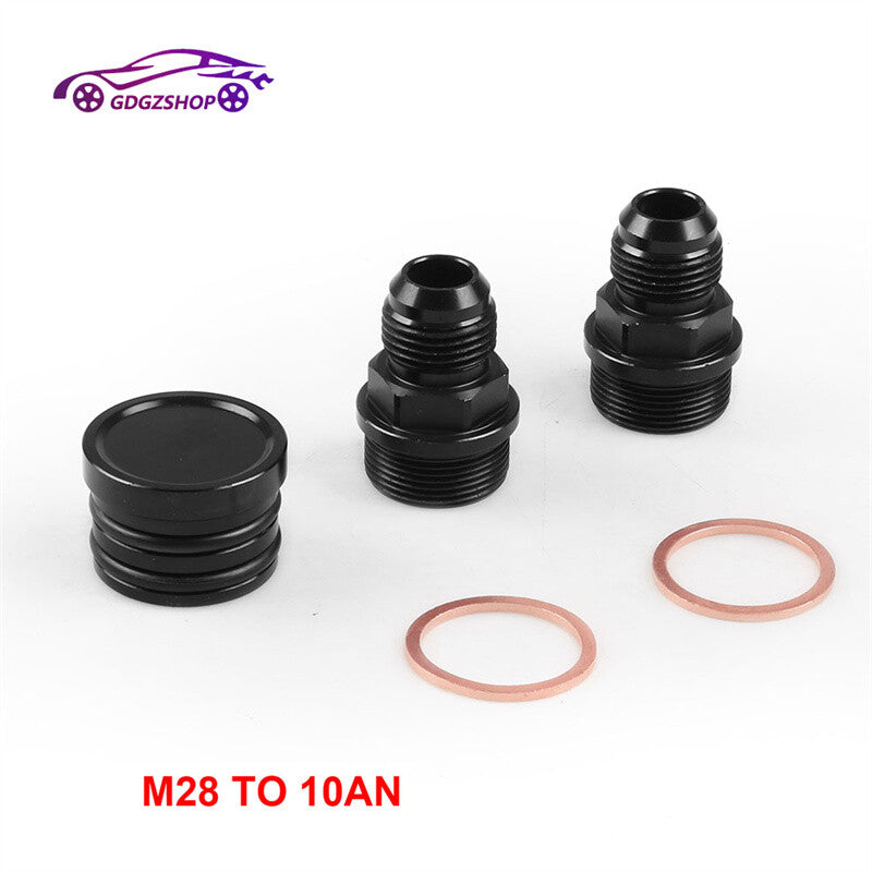 M28 to 10AN Rear Block Breather Fitting Adapter for Honda Oil Catch Can B16 B18